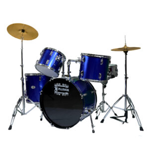 Bateria de Percusion 5 piezas color Azul XCalibur